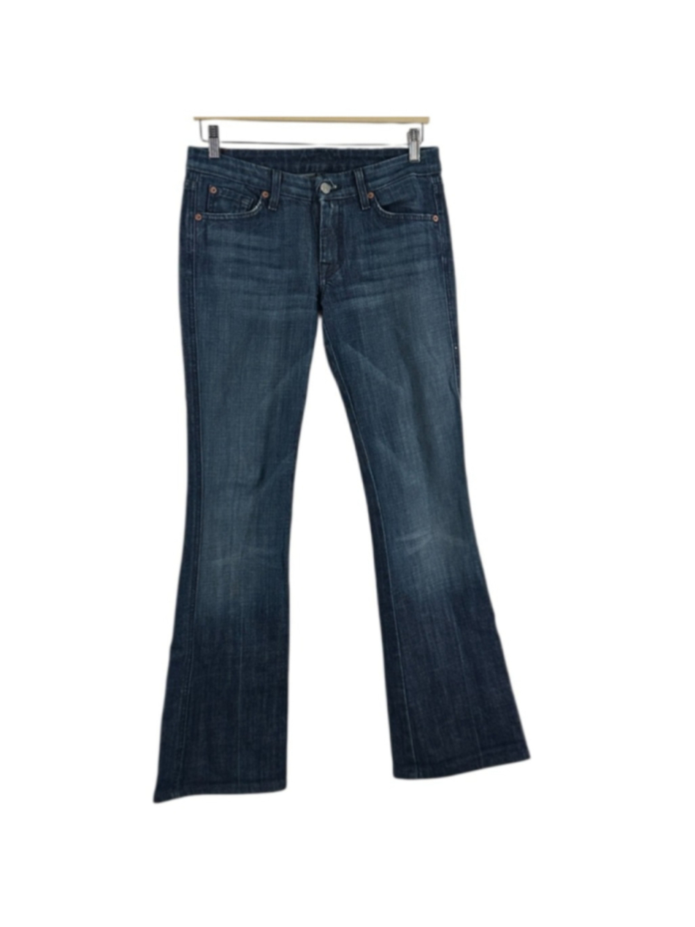 7 For All Mankind flynt jeans Dark Wash bootcut leg y2k sz 27